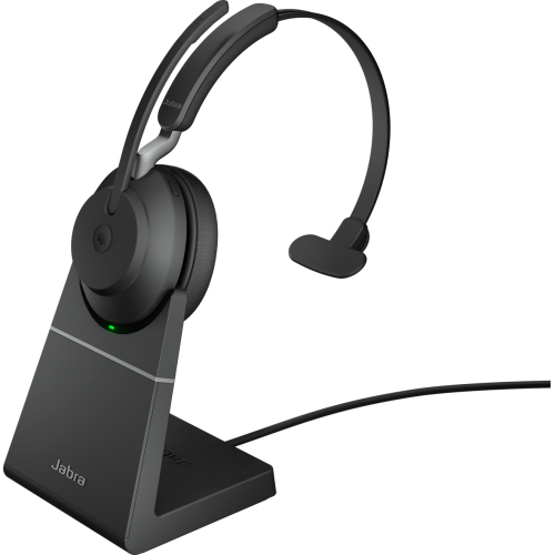 Jabra Evolve2 65 Headset Draadloos Hoofdband Kantoor/callcenter USB Type-A Bluetooth Oplaadhouder