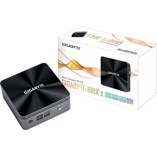 GIGABYTE GB-BRI3H-10110 PC/workstation barebone Zwart i3-10110U BGA 1528 2,1 GHz