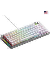 Glorious Gaming GMMK 3 PRO 75% Prebuilt toetsenbord Gamen USB QWERTY Amerikaans Engels Zilver