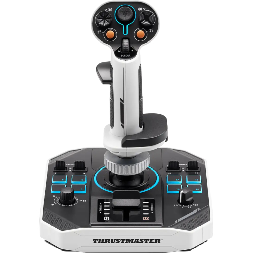Thrustmaster Sol-R 1 Flightstick Zwart, Wit USB Analoog/digitaal PC