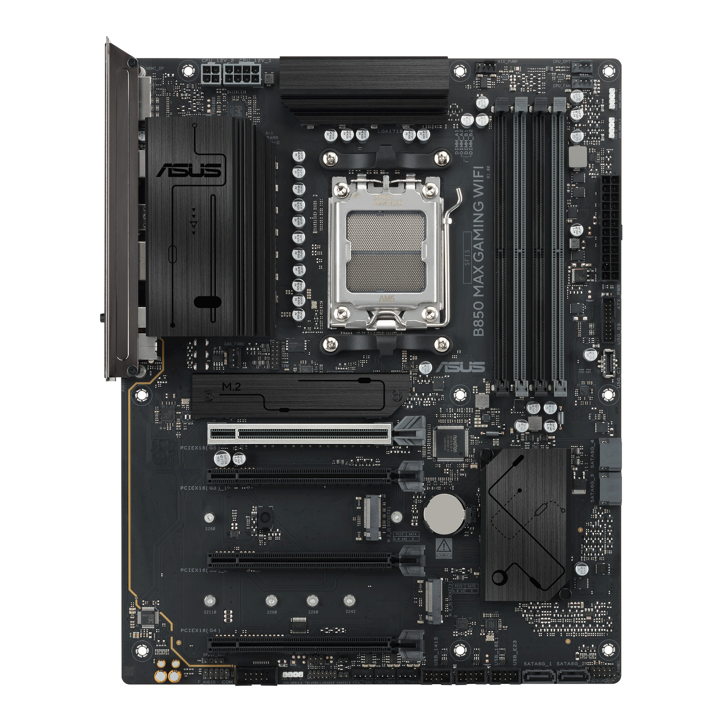 ASUS B850 MAX GAMING WIFI AMD B850 Socket AM5 ATX - Afbeelding 2