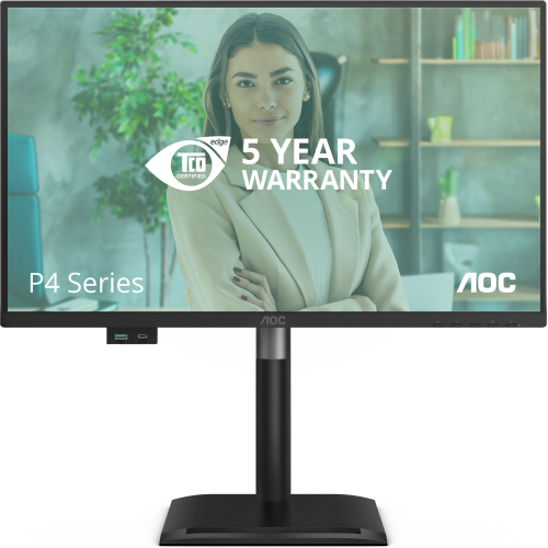 AOC 24P4U computer monitor 60,5 cm (23.8") 1920 x 1080 Pixels Full HD Zwart