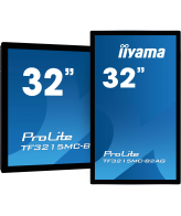iiyama ProLite TF3215MC-B2AG computer monitor 80 cm (31.5") 1920 x 1080 Pixels Full HD LED Touchscreen Kiosk Zwart