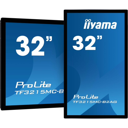 iiyama ProLite TF3215MC-B2AG computer monitor 80 cm (31.5") 1920 x 1080 Pixels Full HD LED Touchscreen Kiosk Zwart