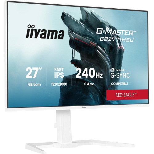 iiyama G-MASTER GB2771HSU-W1 computer monitor 68,6 cm (27") 1920 x 1080 Pixels Full HD LCD Wit