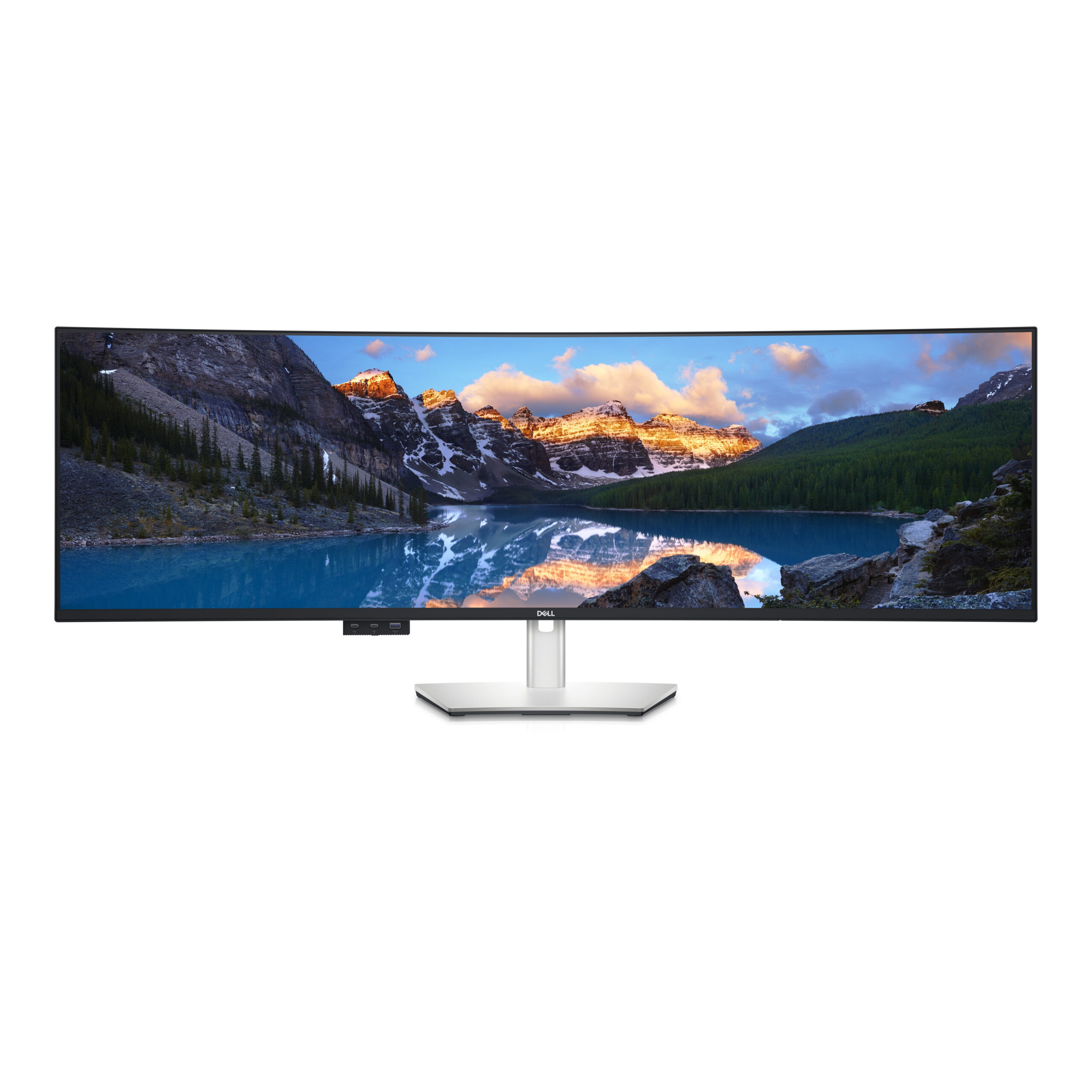 DELL UltraSharp U4924DW computer monitor 124,5 cm (49") 5120 x 1440 Pixels 5K Ultra HD LCD Zwart, Zilver - Afbeelding 2