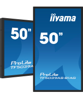 iiyama TF5039AS-B1AG computer monitor 125,7 cm (49.5") 3840 x 2160 Pixels 4K Ultra HD LED Touchscreen Zwart