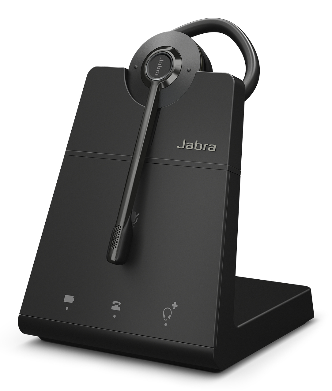 Jabra Engage 45 SE Headset Draadloos oorhaak, Hoofdband Kantoor/callcenter Zwart