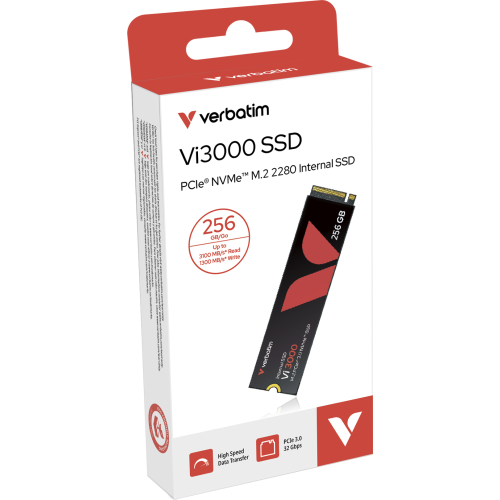 Verbatim Vi3000 256 GB M.2 PCI Express 3.0 NVMe