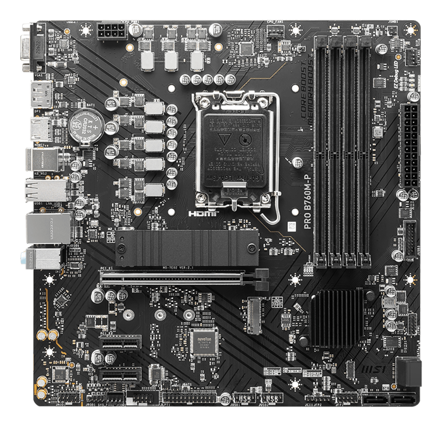 MSI PRO B760M-P moederbord Intel B760 LGA 1700 micro ATX - Afbeelding 2
