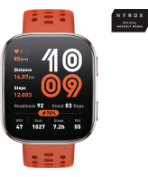 Amazfit Bip 6 Red 5 cm (1.97") AMOLED Digitaal 390 x 450 Pixels Touchscreen Goud GPS