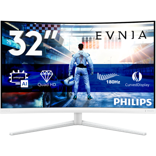Philips Evnia 5000 32M2C5501/00 computer monitor 80 cm (31.5") 2560 x 1440 Pixels Quad HD LCD Wit