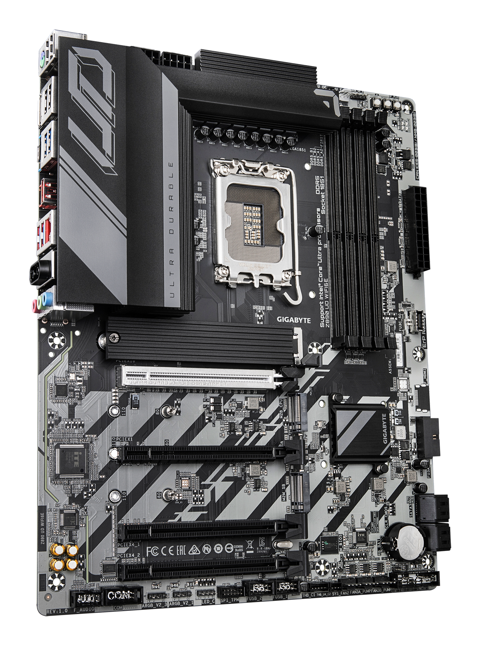 GIGABYTE Z890 UD WIFI6E moederbord Intel Z890 LGA 1851 (Socket V1) ATX - Afbeelding 3