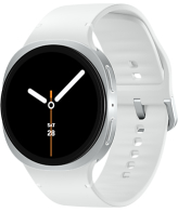 Samsung Galaxy Watch 8 3,81 cm (1.5") AMOLED 44 mm Digitaal 480 x 480 Pixels Touchscreen Zilver Wifi GPS