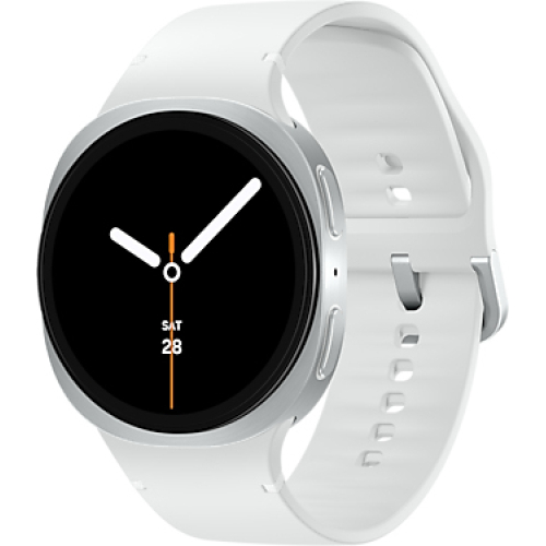 Samsung Galaxy Watch 8 3,81 cm (1.5") AMOLED 44 mm Digitaal 480 x 480 Pixels Touchscreen Zilver Wifi GPS