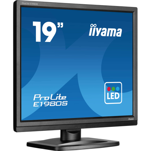 iiyama ProLite E1980S-B1 computer monitor 48,3 cm (19") 1280 x 1024 Pixels VGA LED Zwart