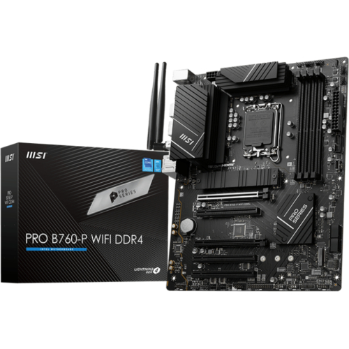 MSI PRO B760-P WIFI DDR4 moederbord LGA 1700 ATX