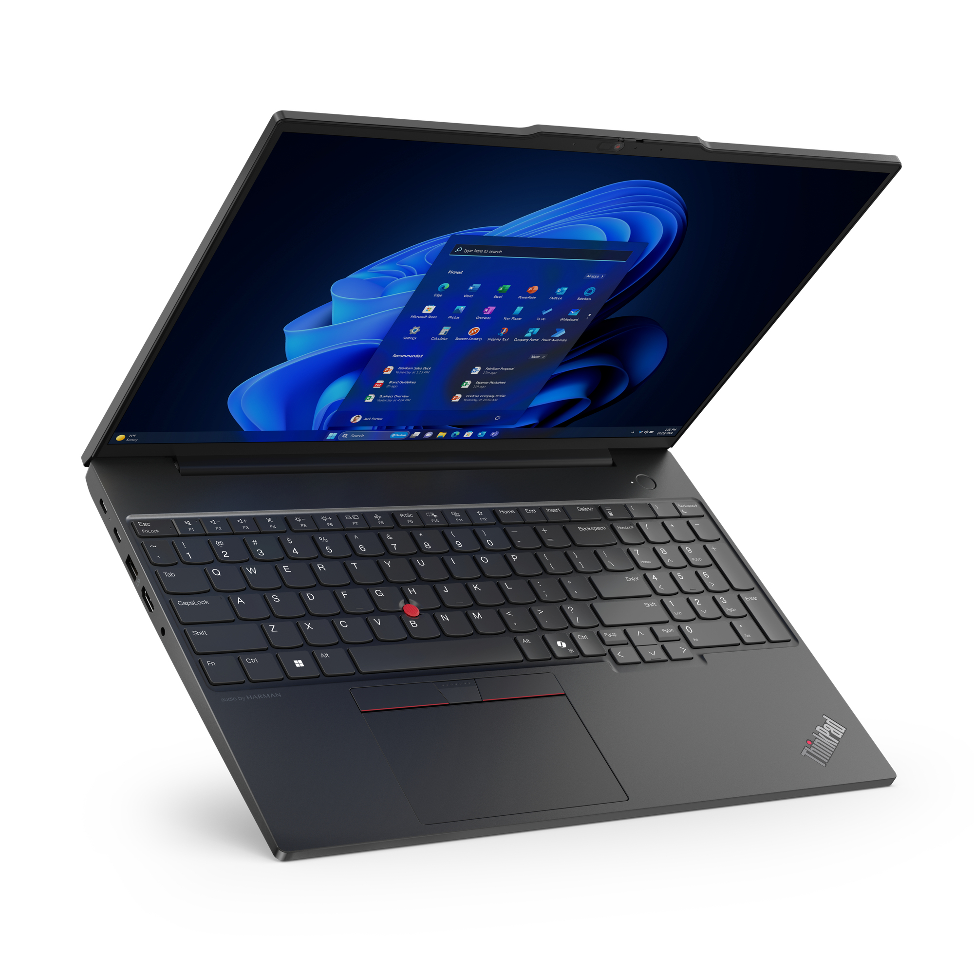Lenovo ThinkPad E16 Gen 2 (AMD) AMD Ryzen™ 5 7535U Laptop 40,6 cm (16") WUXGA 8 GB DDR5-SDRAM 256 GB SSD Wi-Fi 6E (802.11ax) Windows 11 Pro Engels Zwart - Afbeelding 19