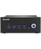 Shuttle Nano PC NT10H5, Intel Core Ultra 5 125H, Intel Arc graphics, 2xHDMI, 2xUSB 4.0 (DP), 2x2.5Gbit LAN, incl. VESA, 24/7 permanent gebruik