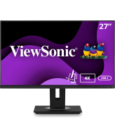 Viewsonic VG Series VG2756-4K computer monitor 68,6 cm (27") 3840 x 2160 Pixels 4K Ultra HD LED Zwart