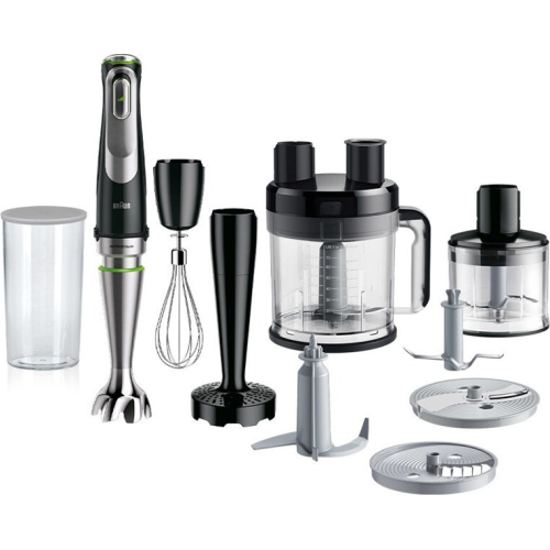 Braun MultiQuick 9 MQ 9187XLI 0,6 l Staafmixer 1200 W Zwart, Roestvrijstaal
