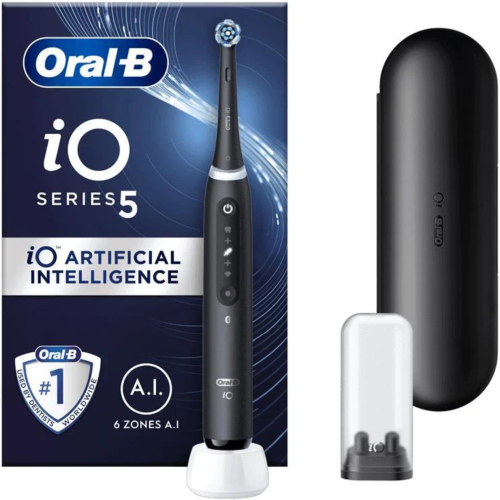 Oral-B IOSERIES5BL elektrische tandenborstel Volwassene Vibrerende tandenborstel Zwart