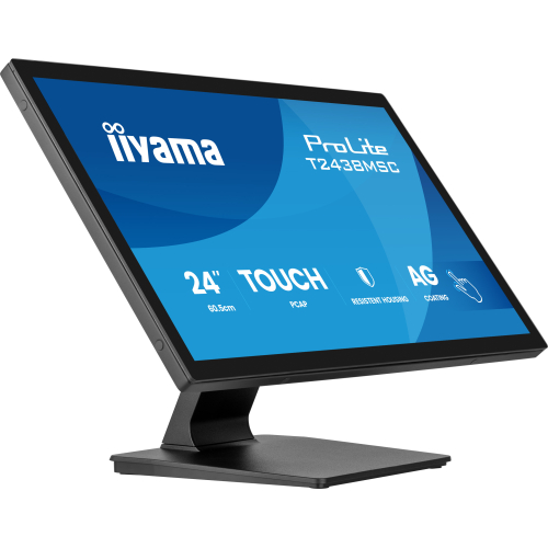iiyama ProLite T2438MSC-B2 computer monitor 60,5 cm (23.8") 1920 x 1080 Pixels Full HD LED Touchscreen Zwart