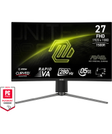 MSI MAG 276CPXF computer monitor 68,6 cm (27") 1920 x 1080 Pixels Full HD LCD Zwart
