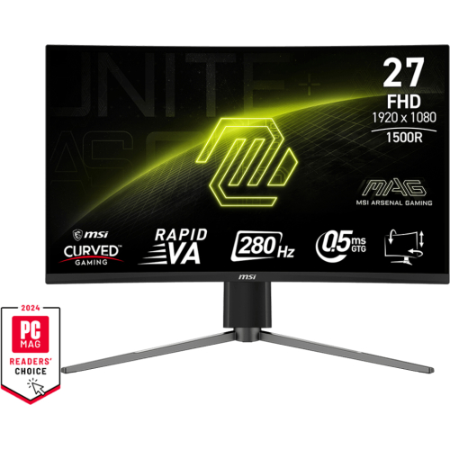 MSI MAG 276CPXF computer monitor 68,6 cm (27") 1920 x 1080 Pixels Full HD LCD Zwart