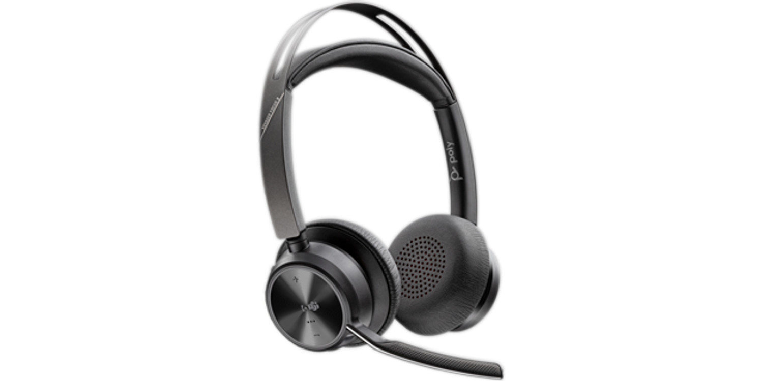 HP Poly Voyager Focus 2 Microsoft Teams Certified USB-C-C Headset +USB-C/A Adapter - Afbeelding 2