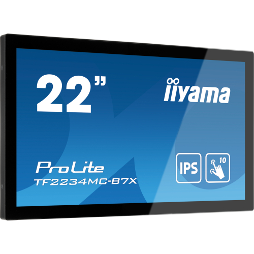 iiyama ProLite TF2234MC-B7X computer monitor 54,6 cm (21.5") 1920 x 1080 Pixels Full HD LED Touchscreen Multi-gebruiker Zwart