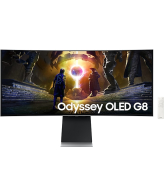 Samsung LS34DG850SUXDU computer monitor 86,4 cm (34") 3440 x 1440 Pixels UltraWide Quad HD OLED Zilver