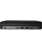 HP Pro Mini 400 G9 Intel® Core™ i3 i3-13100T 16 GB DDR4-SDRAM 256 GB SSD Gratis DOS Mini PC Zwart