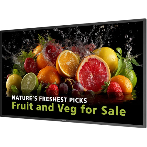 Philips 5000 series 43BDL5050D Digitale signage flatscreen 108 cm (42.5") LCD Wifi 600 cd/m² 4K Ultra HD Zwart Type processor Android 14 24/7