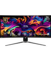 MSI MAG 341CQPDE QD-OLED computer monitor 86,4 cm (34") 3440 x 1440 Pixels UltraWide Quad HD Zwart