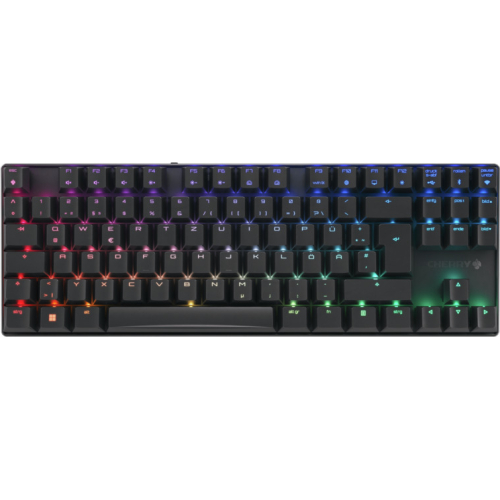 CHERRY MX 8.2 TKL Wireless RGB toetsenbord Gamen RF-draadloos + Bluetooth QWERTZ Duits Zwart