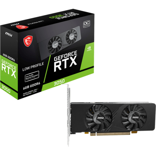MSI GEFORCE RTX 3050 LP E 6G OC videokaart NVIDIA 6 GB GDDR6
