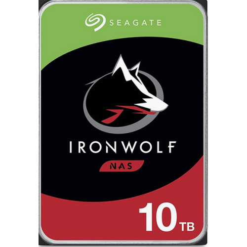 Seagate IronWolf ST10000VN000 interne harde schijf 10 TB 7200 RPM 256 MB 3.5" SATA III