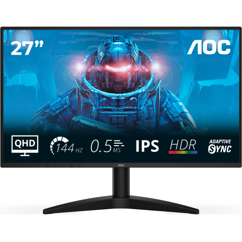 AOC B3 Q27B36X computer monitor 68,6 cm (27") 2560 x 1440 Pixels Quad HD LED Zwart