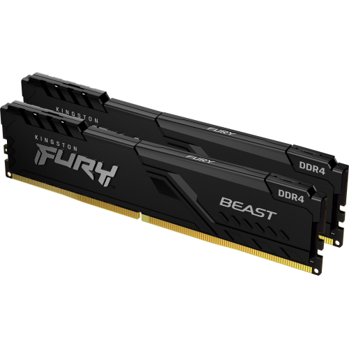 Kingston Technology FURY Beast 32GB 3200MT/s DDR4 CL16 DIMM (Kit van 2) 1Gx8 Black