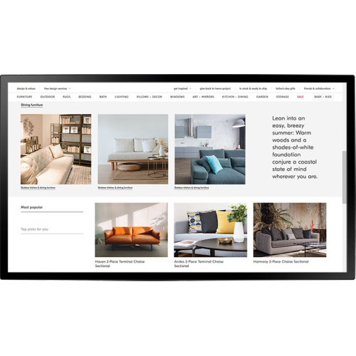 AG Neovo TX-4302 Digitale signage flatscreen 109,2 cm (43") LCD 400 cd/m² Full HD Zwart Touchscreen Windows 10 24/7