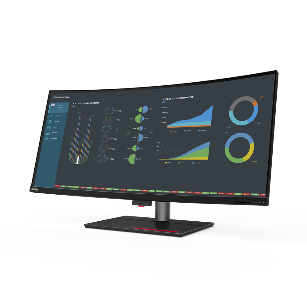 Lenovo ThinkVision P40w-20 computer monitor 100,8 cm (39.7") 5120 x 2160 Pixels 5K Ultra HD LED Zwart - Afbeelding 8