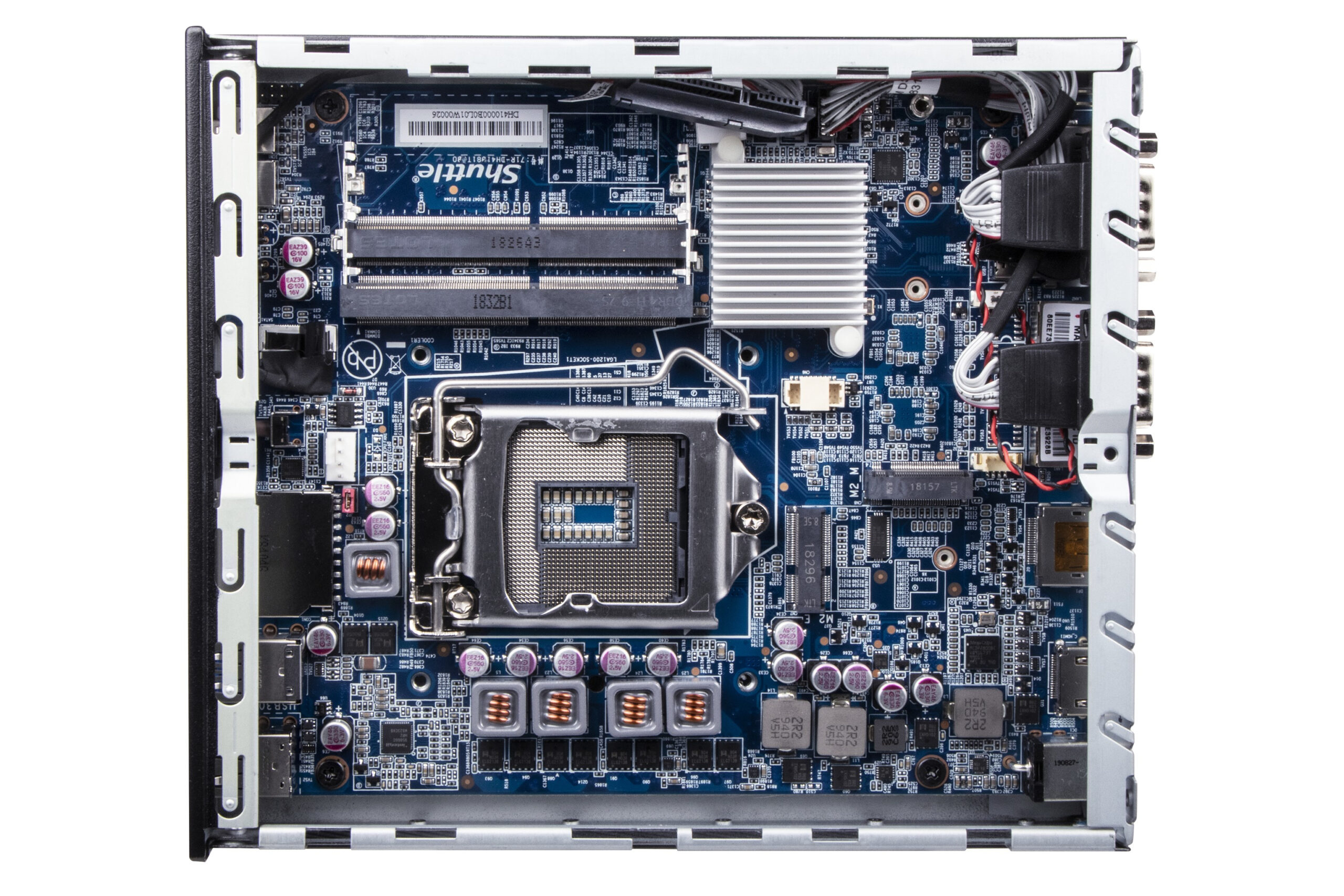 Shuttle Slim PC DH610 , S1700, 1x HDMI, 2x DP , 1x 2.5" , 2x M.2, 2x LAN (Intel 1G + 2.5G), 2x COM, 24/7 permanent gebruik, incl. VESA - Afbeelding 7
