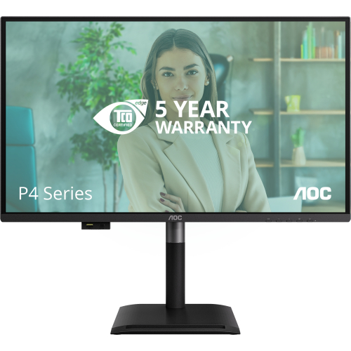 AOC Q27P4U computer monitor 68,6 cm (27") 2560 x 1440 Pixels Wide Quad HD Zwart