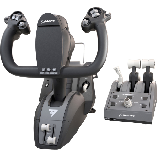 Thrustmaster TCA Yoke Pack Boeing Edition Zwart, Grijs USB Fightstick PC, Xbox, Xbox One, Xbox One S, Xbox One X, Xbox Series S, Xbox Series X