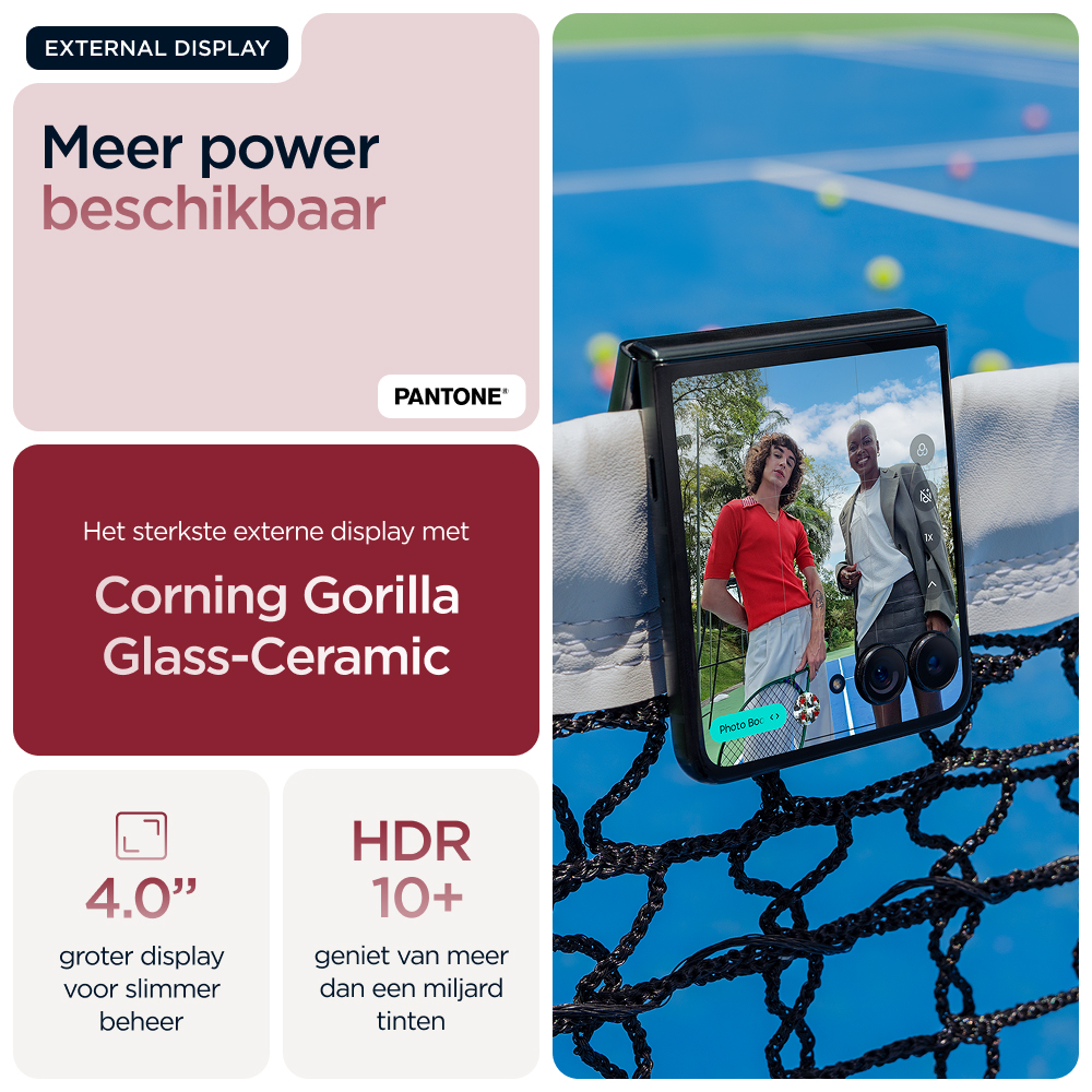 Motorola razr 60 ultra 17,7 cm (6.96") Dual SIM Android 15 5G USB Type-C 16 GB 512 GB 4700 mAh Bordeaux - Afbeelding 2
