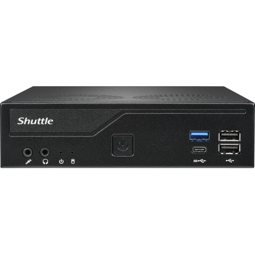 Shuttle XPС slim DH610V2 PC/workstation barebone 1,35L maat pc Zwart Intel H610 LGA 1700