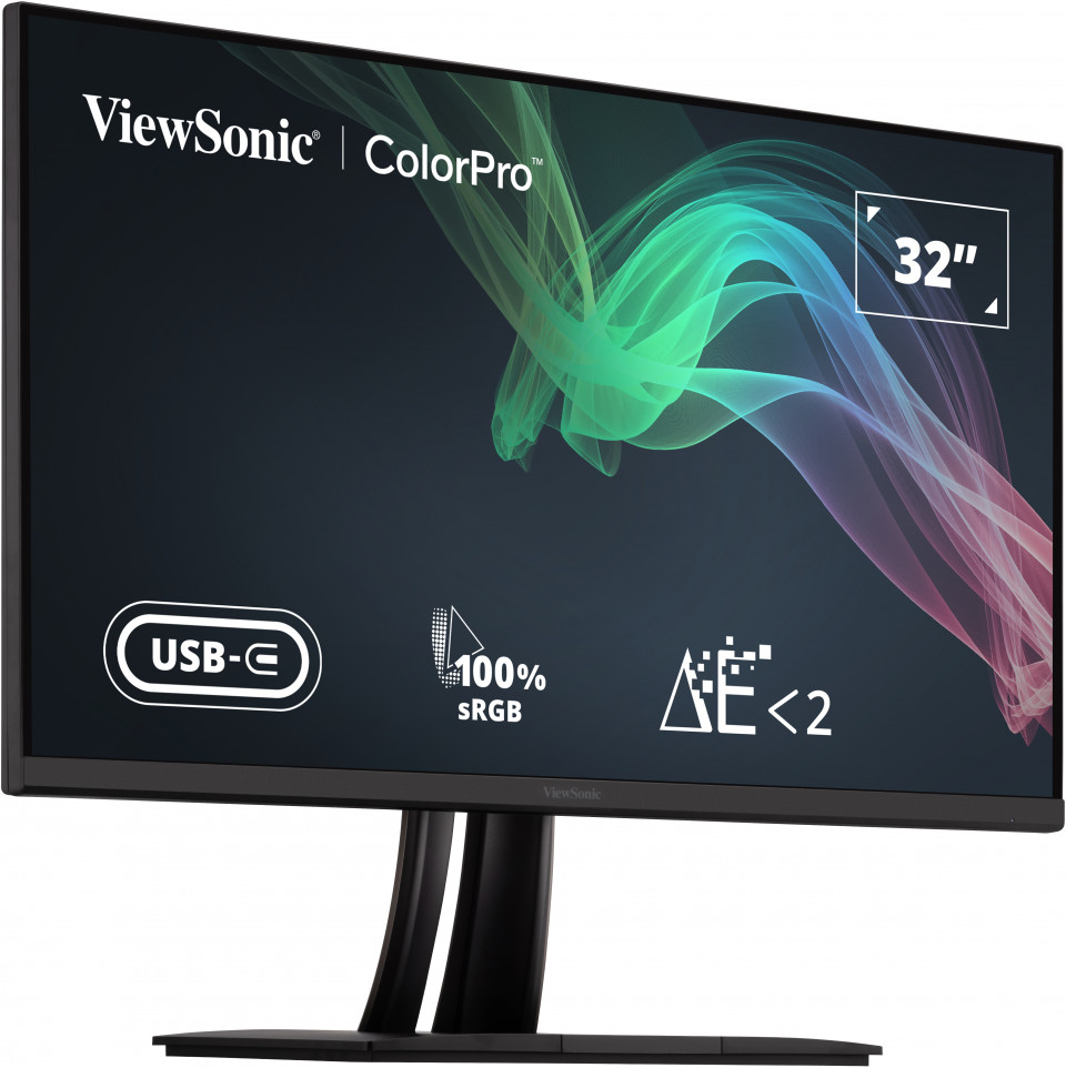 Viewsonic VP56 computer monitor 81,3 cm (32") 3840 x 2160 Pixels 4K Ultra HD LED Zwart - Afbeelding 3