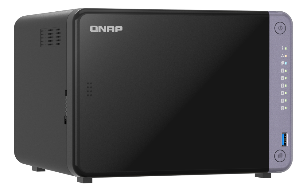 QNAP TS-632X-4G data-opslag-server NAS Tower Alpine Alpine AL-524 4 GB DDR4 QNAP QTS Zwart - Afbeelding 3