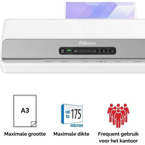 Fellowes Amaris A3 Koude lamineermachine 780 mm/min Grijs, Wit